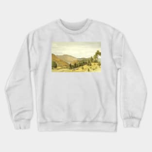 Valley of the Var, from St Romaine Crewneck Sweatshirt